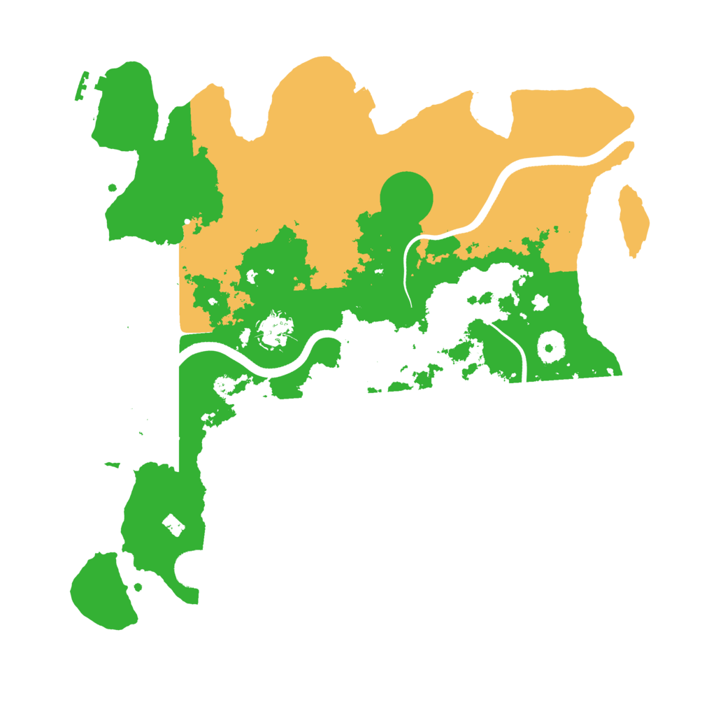 Biome Rust Map: Procedural Map, Size: 3550, Seed: 81986261