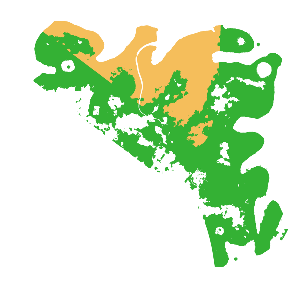 Biome Rust Map: Procedural Map, Size: 3550, Seed: 55318597