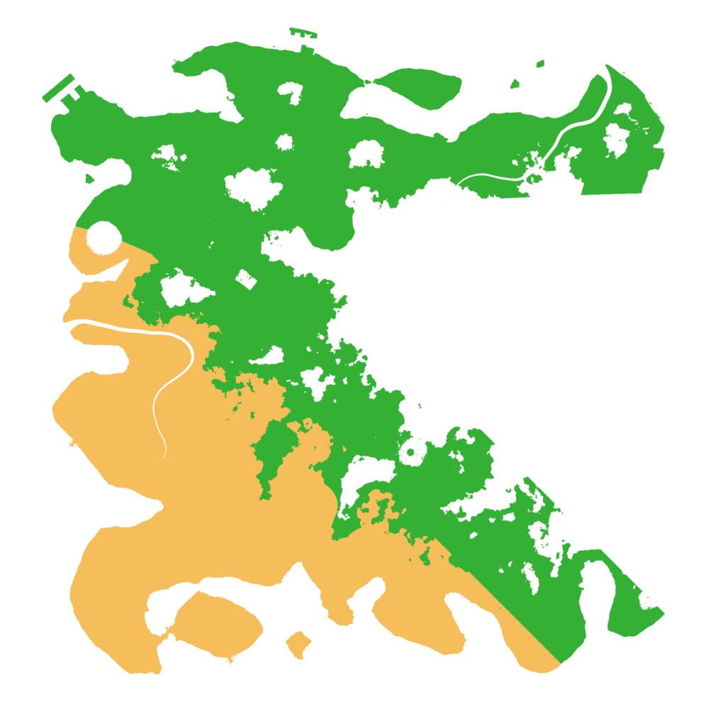 Biome Rust Map: Procedural Map, Size: 3900, Seed: 89992128