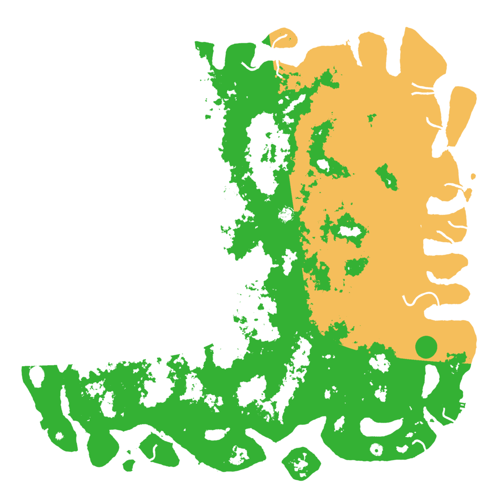 Biome Rust Map: Procedural Map, Size: 6000, Seed: 210920235