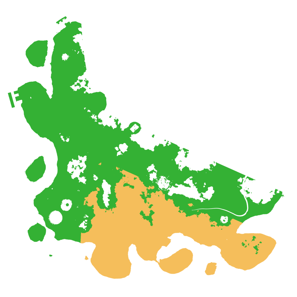 Biome Rust Map: Procedural Map, Size: 3900, Seed: 20039998