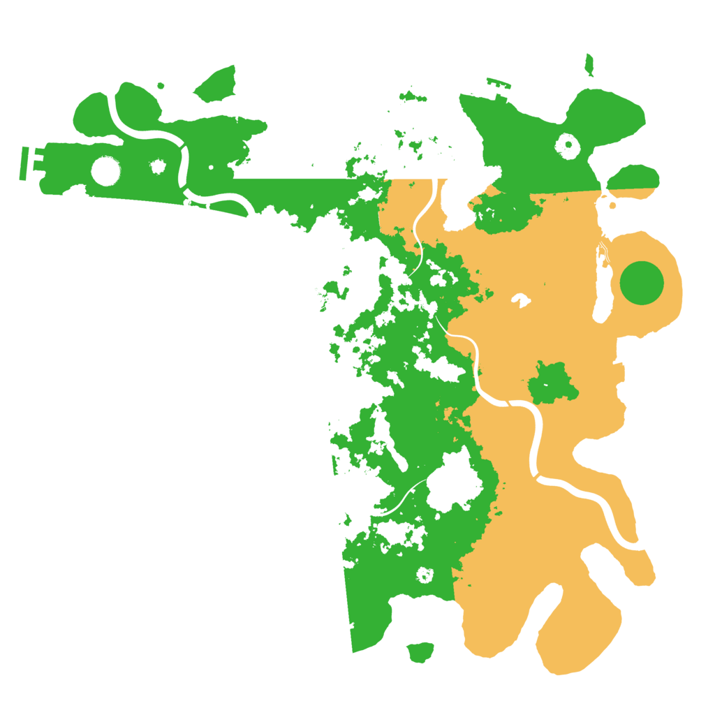 Biome Rust Map: Procedural Map, Size: 4300, Seed: 10183755
