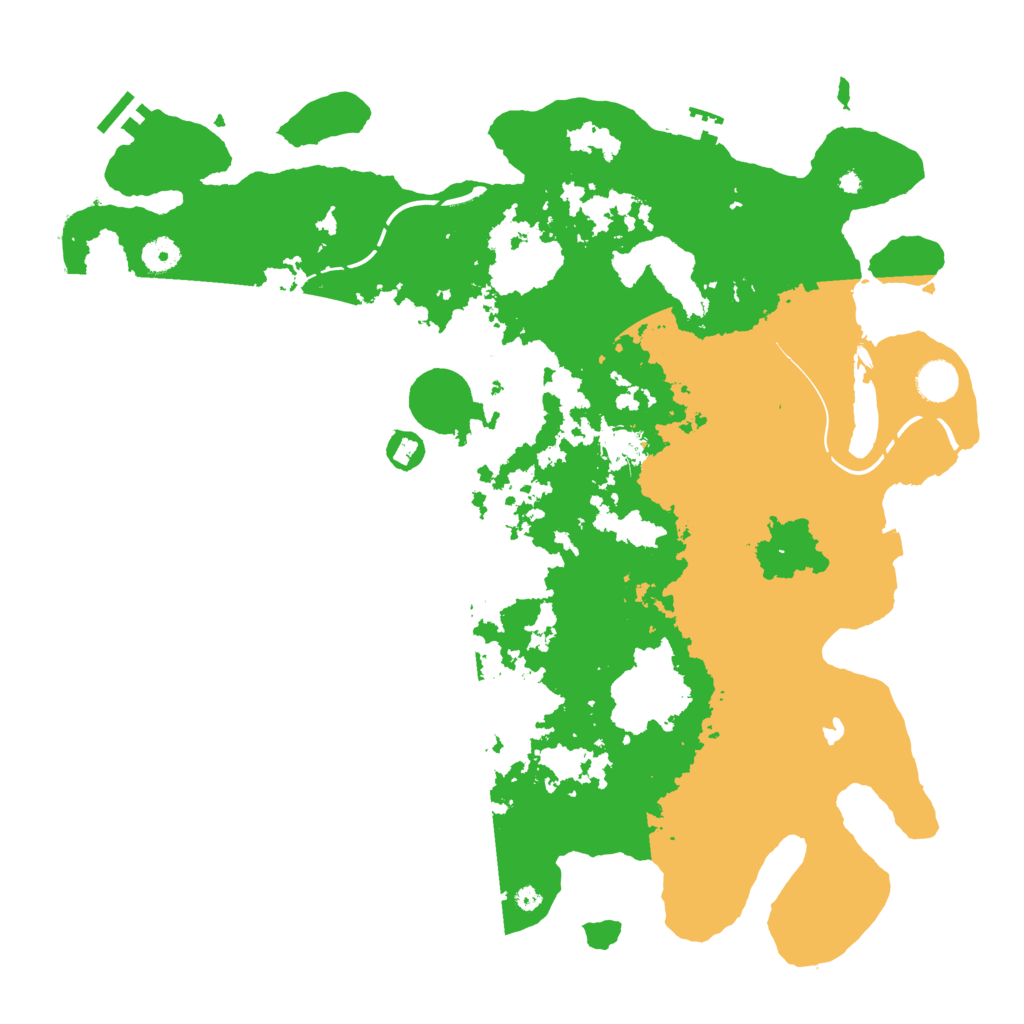 Biome Rust Map: Procedural Map, Size: 4300, Seed: 10183755