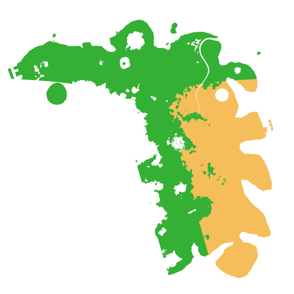 Biome Rust Map: Procedural Map, Size: 3950, Seed: 39189085