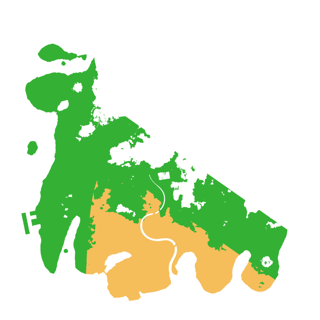 Biome Rust Map: Procedural Map, Size: 3000, Seed: 134986790