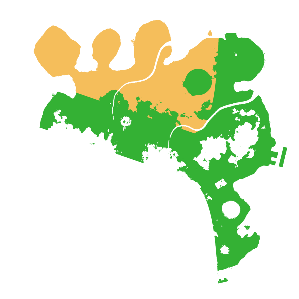 Biome Rust Map: Procedural Map, Size: 3000, Seed: 5435360