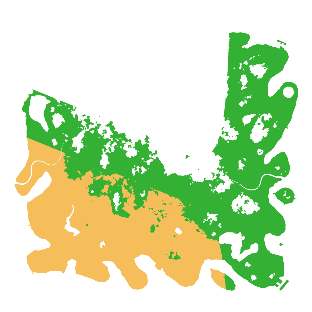 Biome Rust Map: Procedural Map, Size: 5000, Seed: 49889942