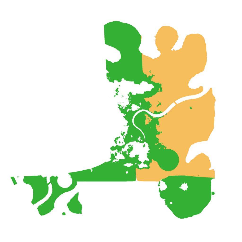 Biome Rust Map: Procedural Map, Size: 3000, Seed: 54491034