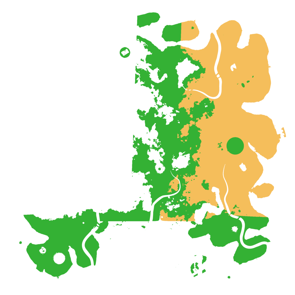 Biome Rust Map: Procedural Map, Size: 4500, Seed: 6988