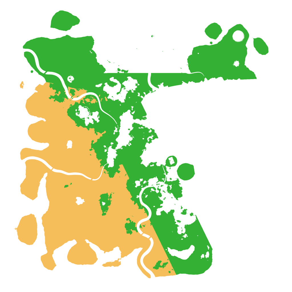 Biome Rust Map: Procedural Map, Size: 4500, Seed: 12548338