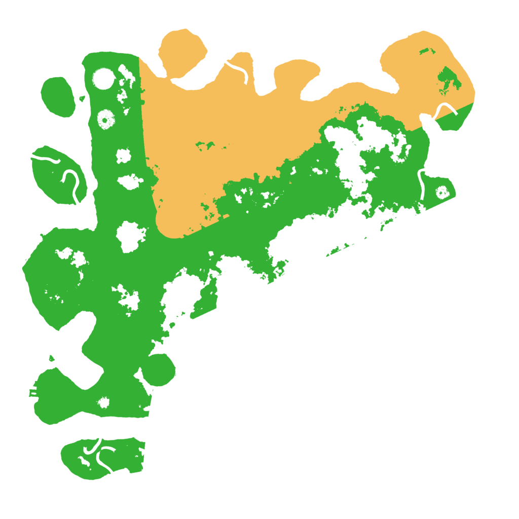 Biome Rust Map: Procedural Map, Size: 4250, Seed: 99371497