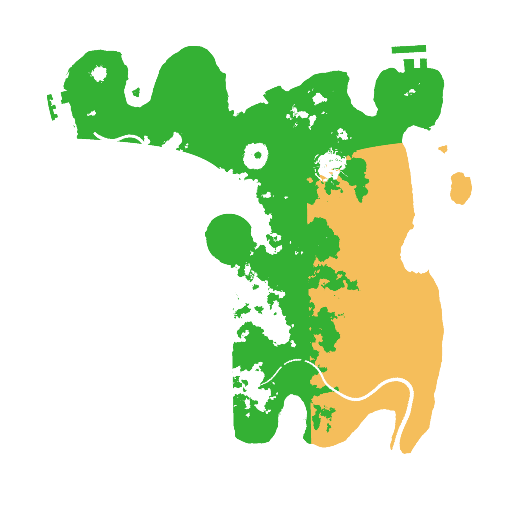 Biome Rust Map: Procedural Map, Size: 3000, Seed: 230923