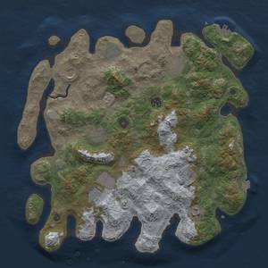 Thumbnail Rust Map: Procedural Map, Size: 3850, Seed: 2112990516, 16 Monuments