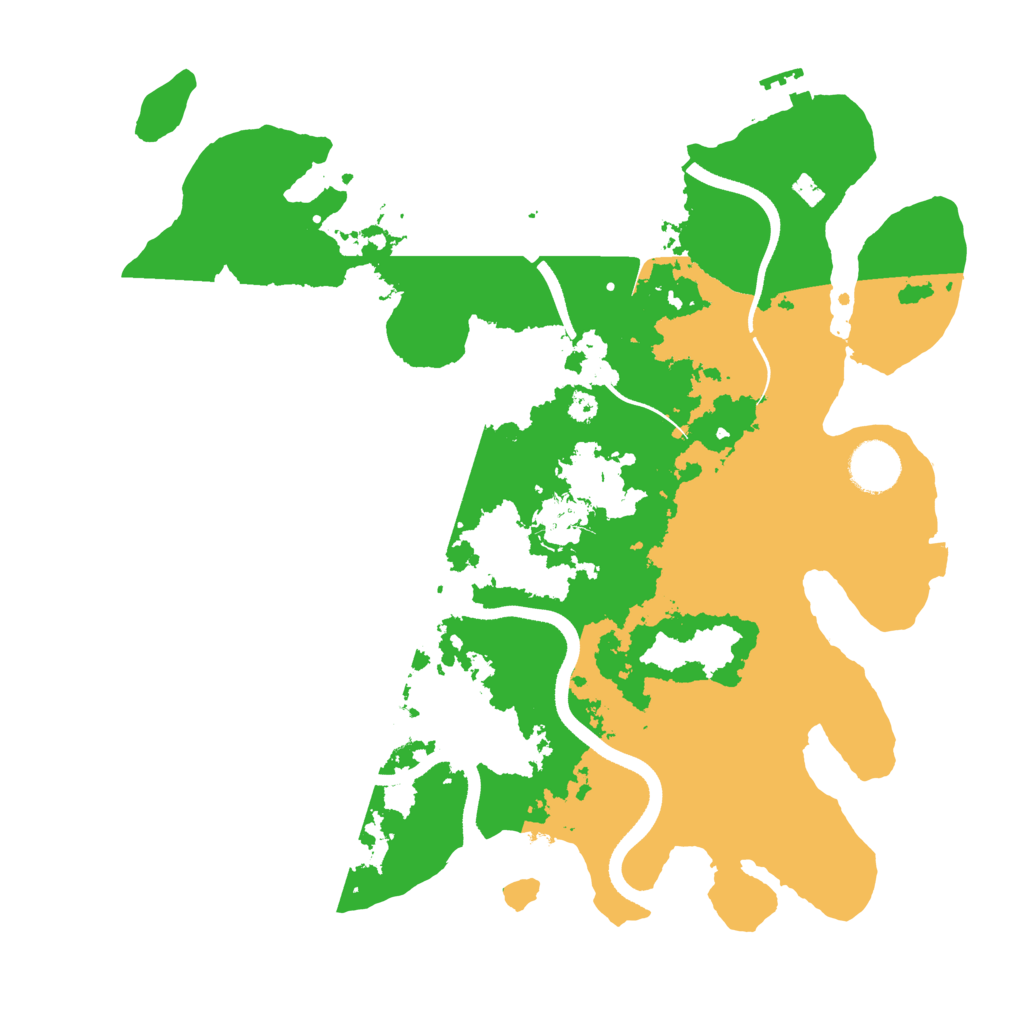 Biome Rust Map: Procedural Map, Size: 3500, Seed: 171173