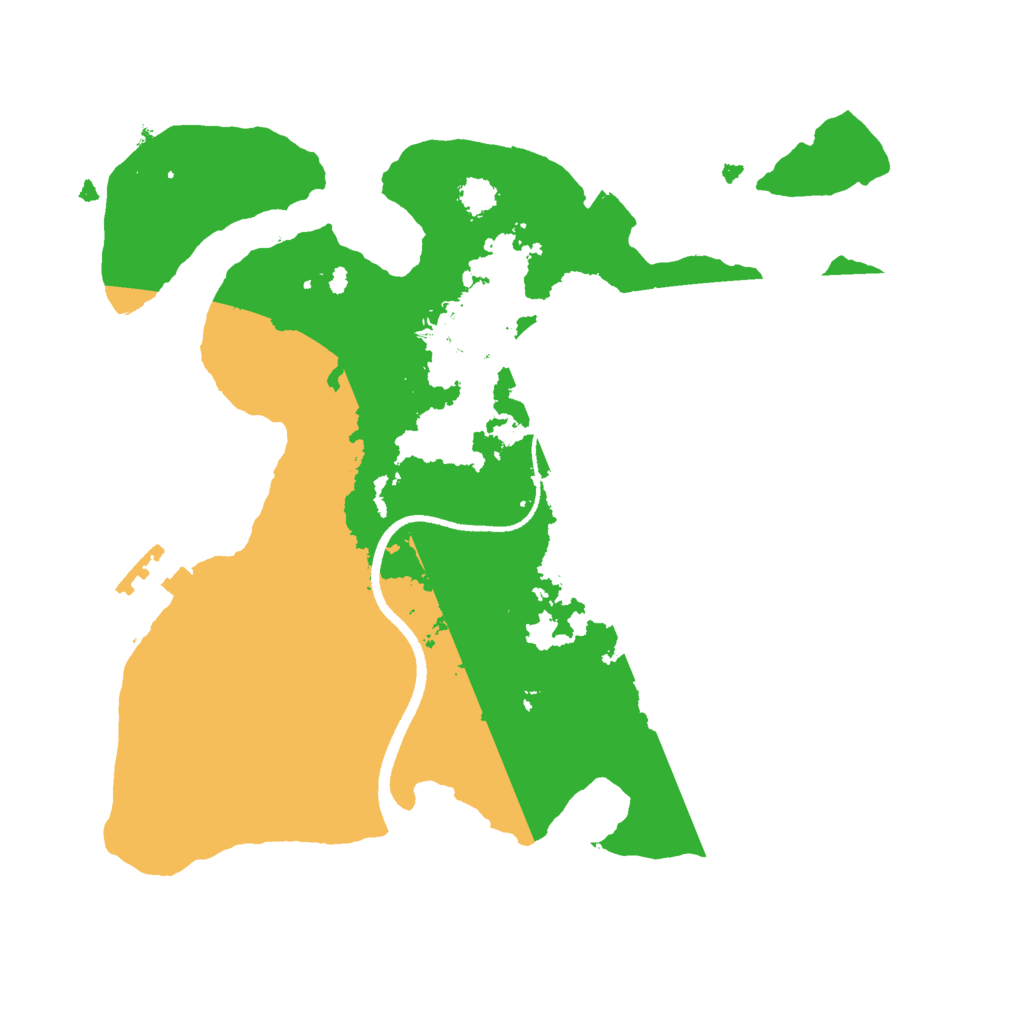 Biome Rust Map: Procedural Map, Size: 2500, Seed: 63711948
