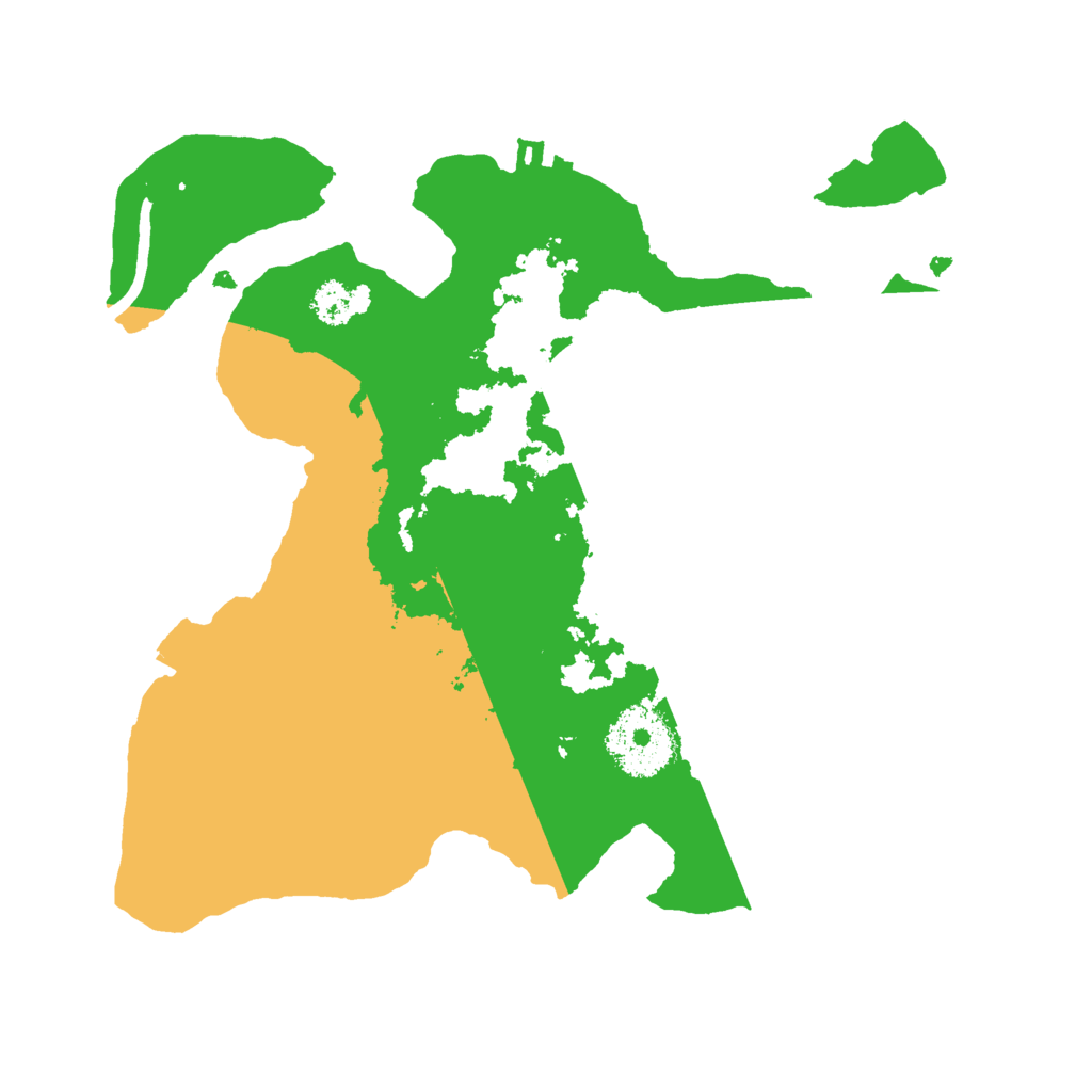 Biome Rust Map: Procedural Map, Size: 2500, Seed: 63711948