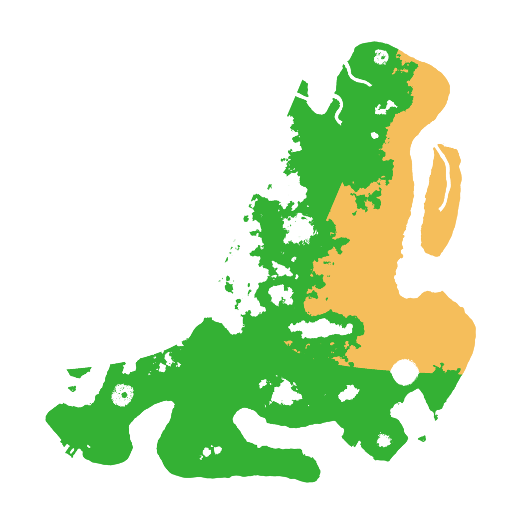 Biome Rust Map: Procedural Map, Size: 3500, Seed: 459928793