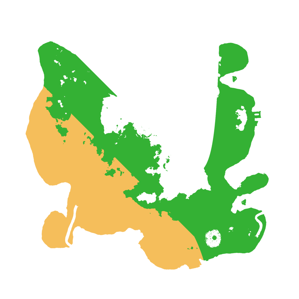 Biome Rust Map: Procedural Map, Size: 2694, Seed: 18462