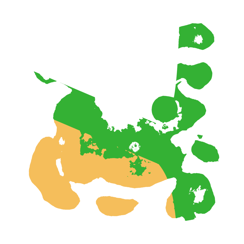 Biome Rust Map: Procedural Map, Size: 2500, Seed: 1660842756