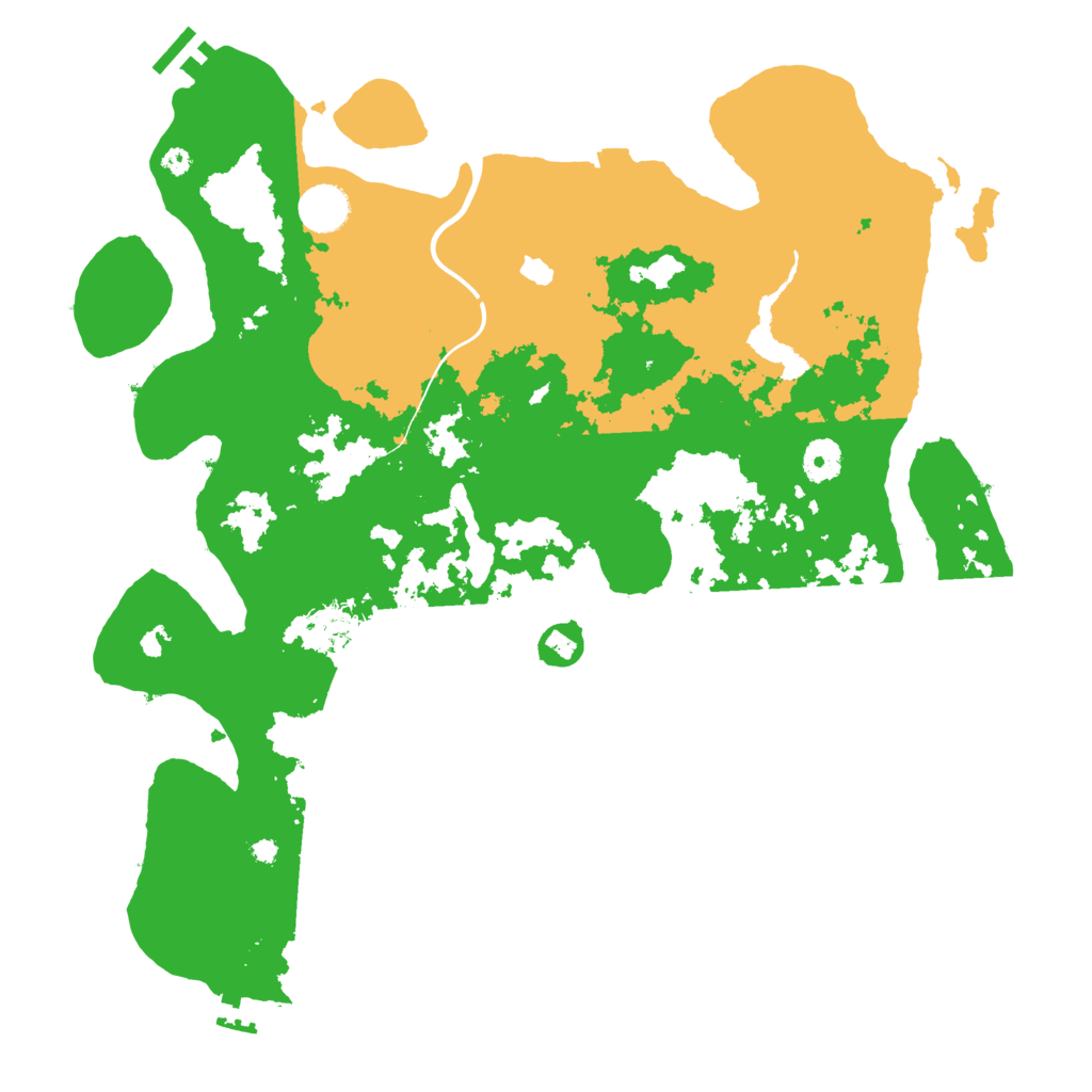 Biome Rust Map: Procedural Map, Size: 4000, Seed: 12311163