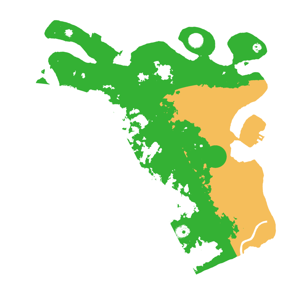 Biome Rust Map: Procedural Map, Size: 3500, Seed: 1751539254