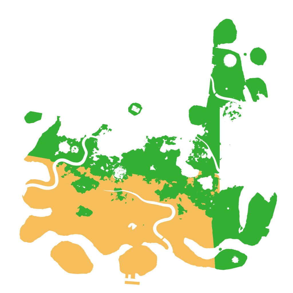 Biome Rust Map: Procedural Map, Size: 4000, Seed: 12400