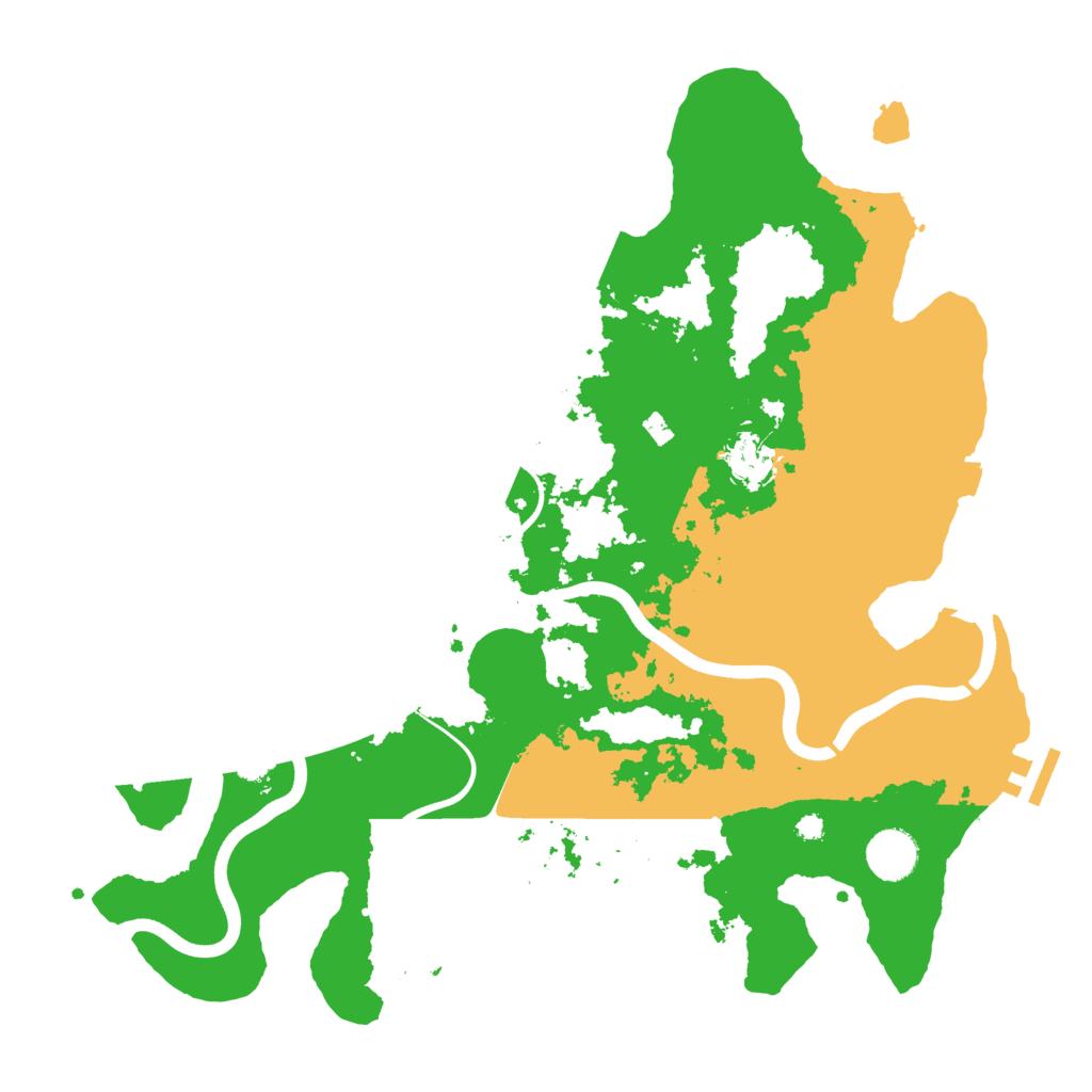 Biome Rust Map: Procedural Map, Size: 3750, Seed: 459928793
