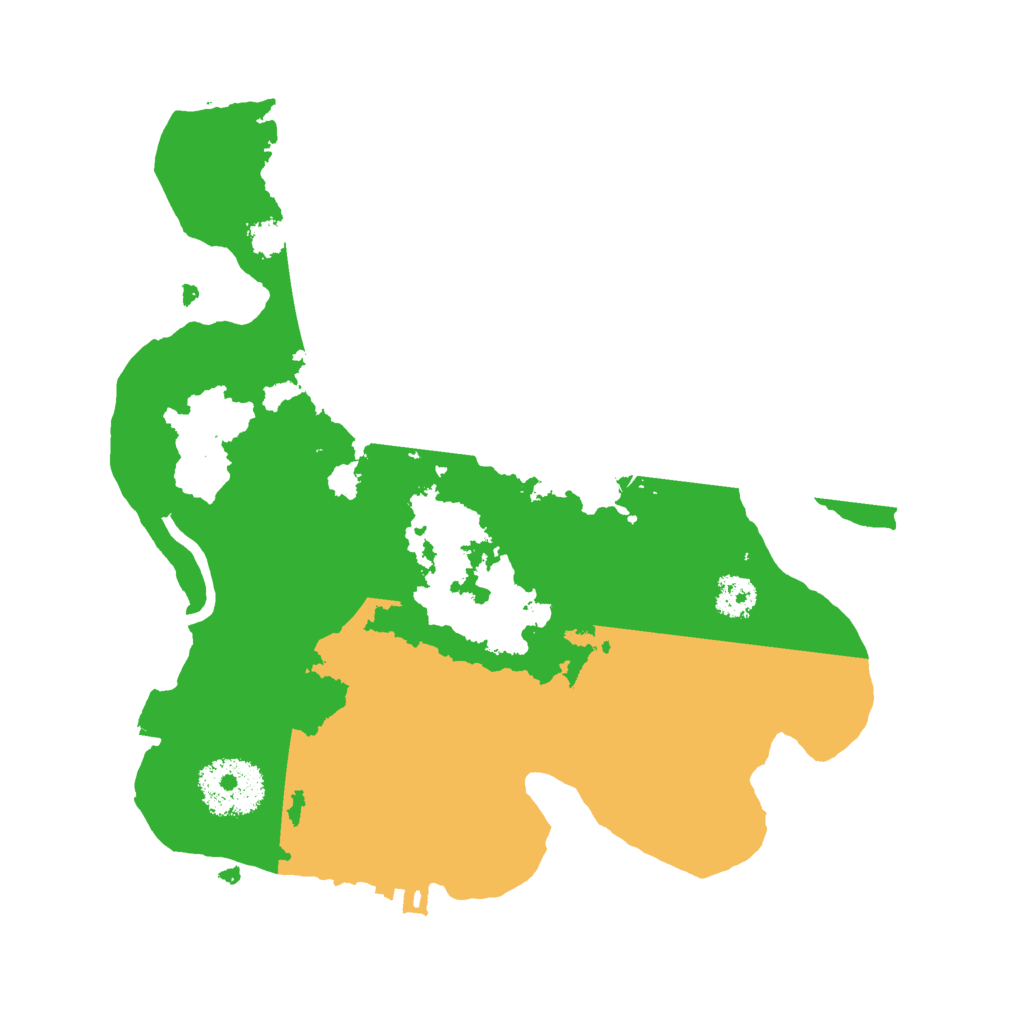 Biome Rust Map: Procedural Map, Size: 2500, Seed: 1311177973