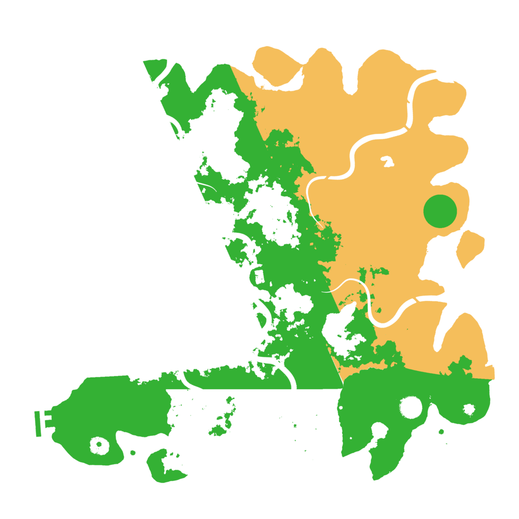 Biome Rust Map: Procedural Map, Size: 4100, Seed: 82885909