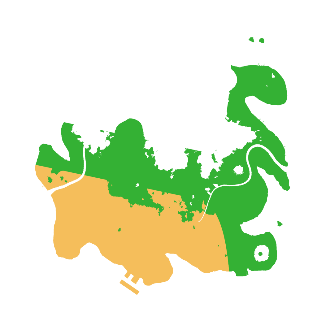 Biome Rust Map: Procedural Map, Size: 3000, Seed: 18861