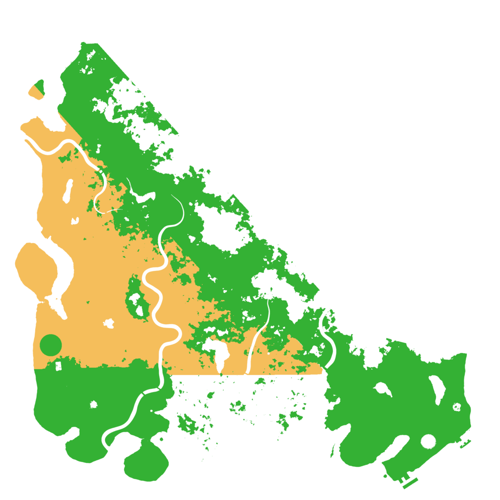 Biome Rust Map: Procedural Map, Size: 6000, Seed: 16012021