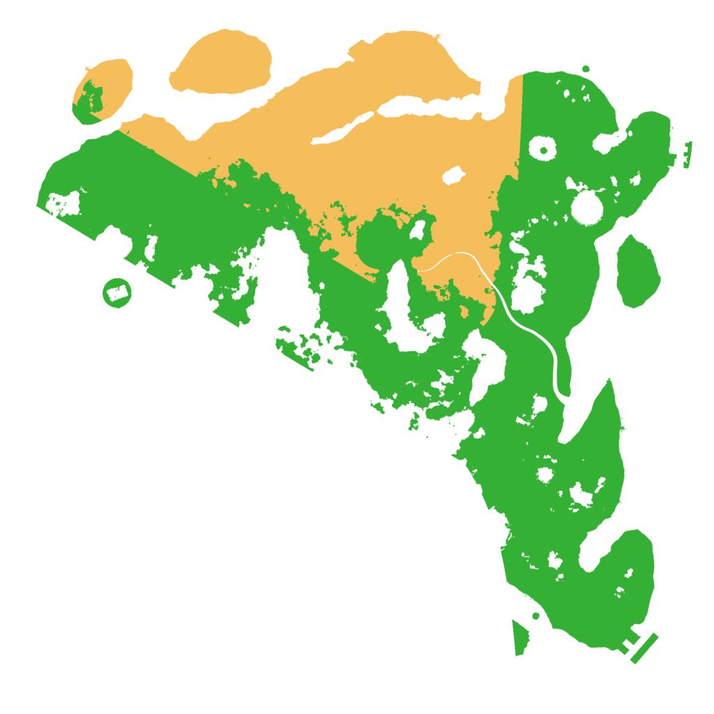 Biome Rust Map: Procedural Map, Size: 4000, Seed: 1731