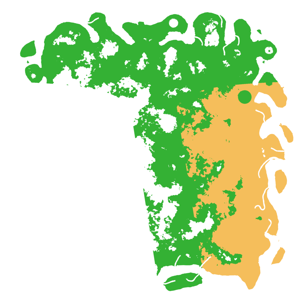 Biome Rust Map: Procedural Map, Size: 6000, Seed: 653889051
