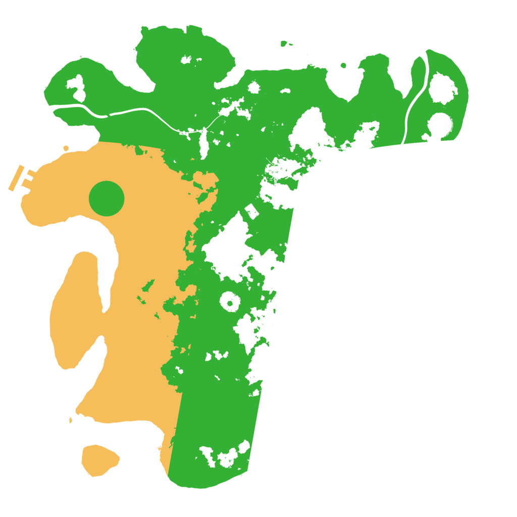 Biome Rust Map: Procedural Map, Size: 3850, Seed: 48105014