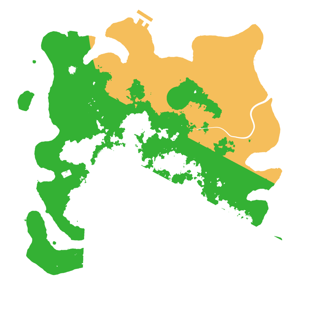 Biome Rust Map: Procedural Map, Size: 3600, Seed: 81718367