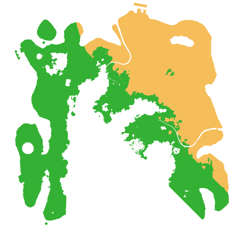 Biome Rust Map: Procedural Map, Size: 3750, Seed: 22715797
