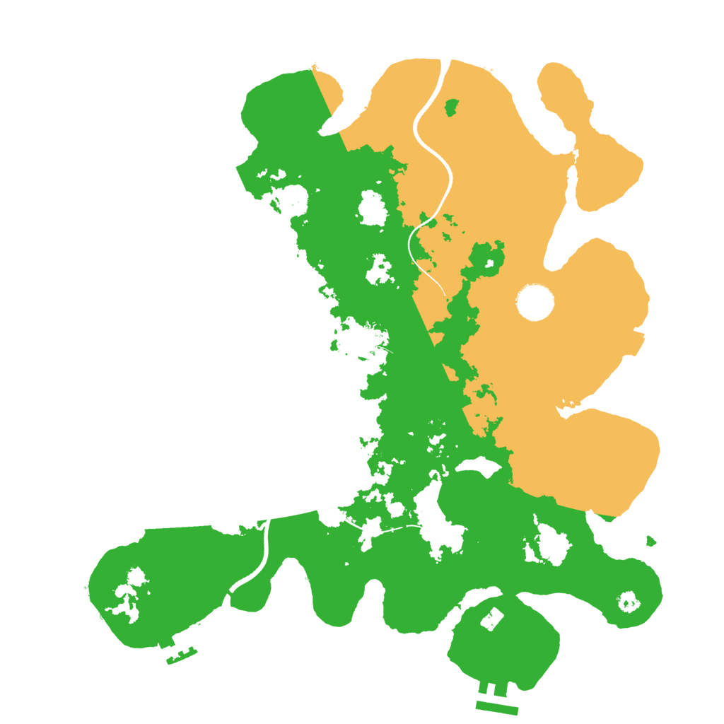 Biome Rust Map: Procedural Map, Size: 3450, Seed: 72171313