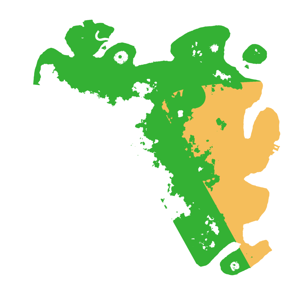 Biome Rust Map: Procedural Map, Size: 3500, Seed: 41134723