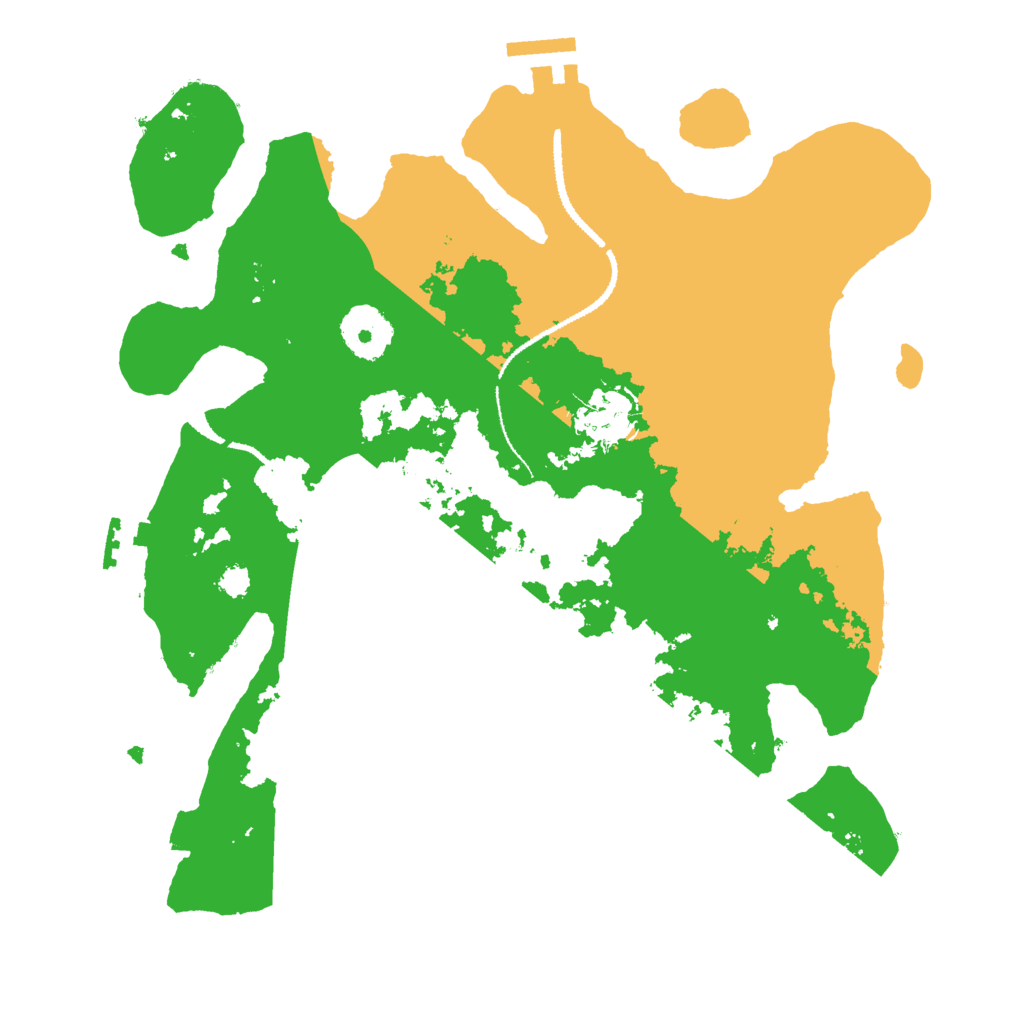 Biome Rust Map: Procedural Map, Size: 3000, Seed: 2025422563