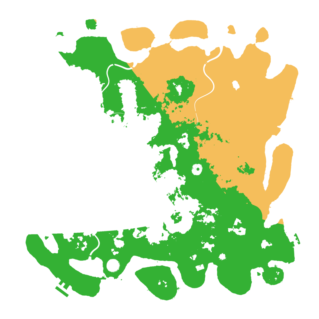 Biome Rust Map: Procedural Map, Size: 4300, Seed: 62337170