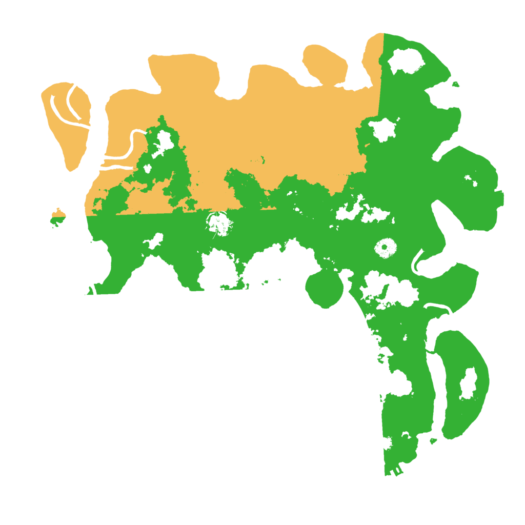 Biome Rust Map: Procedural Map, Size: 3900, Seed: 42836301