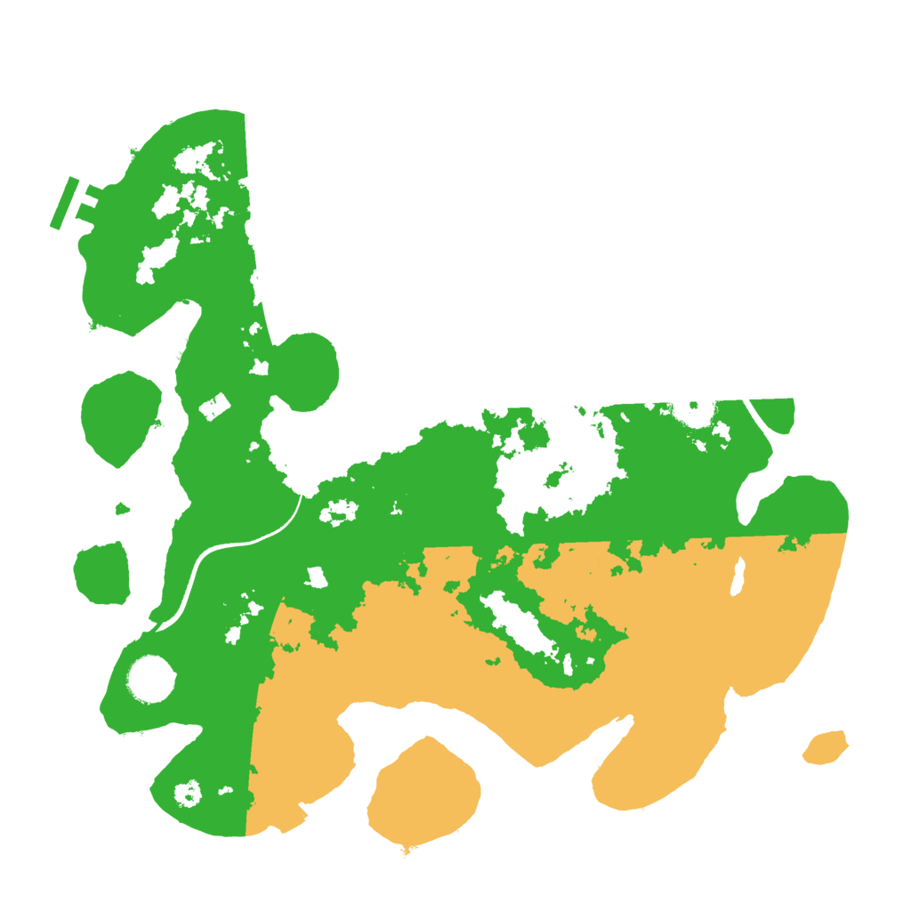 Biome Rust Map: Procedural Map, Size: 3400, Seed: 79632475