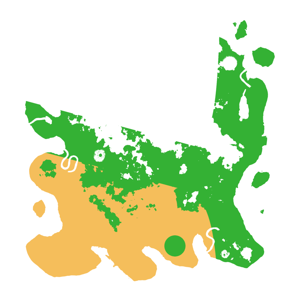 Biome Rust Map: Procedural Map, Size: 3750, Seed: 22000021