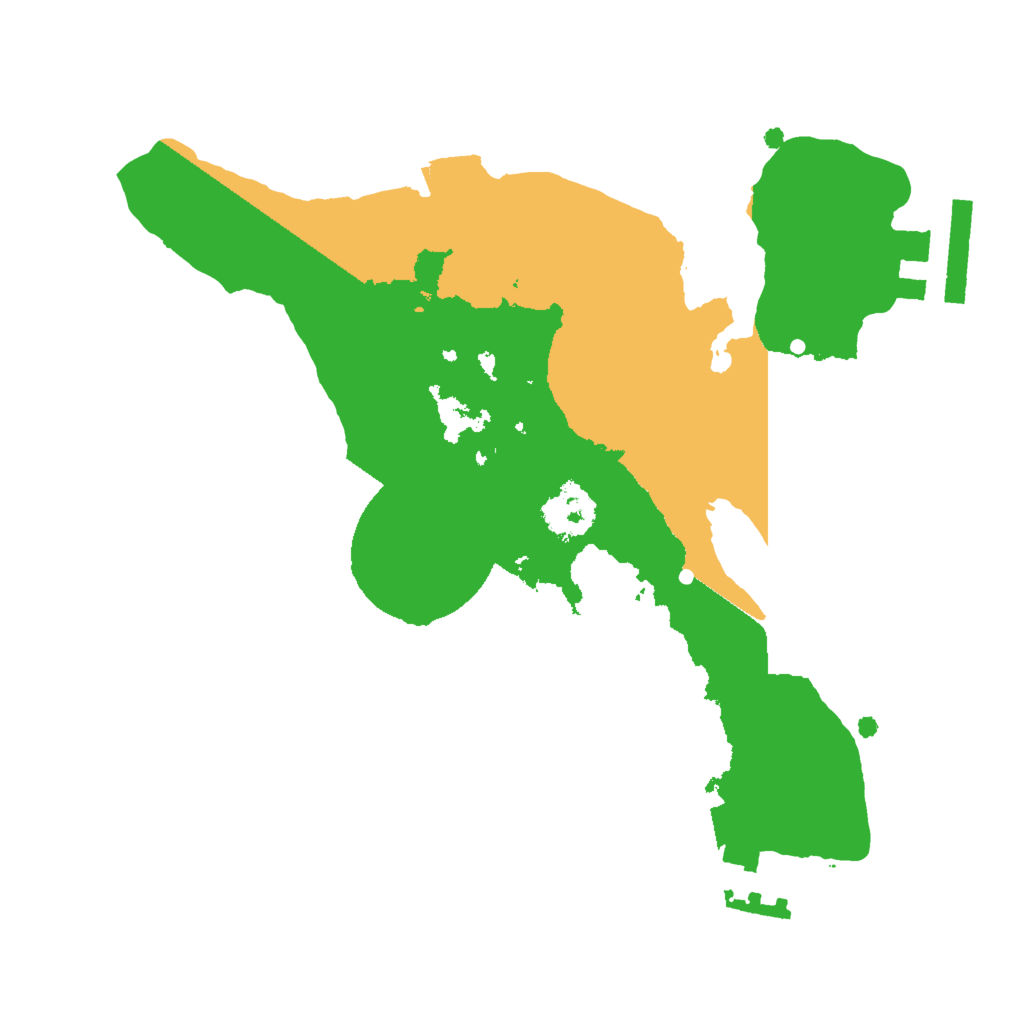 Biome Rust Map: Procedural Map, Size: 2000, Seed: 1273416200