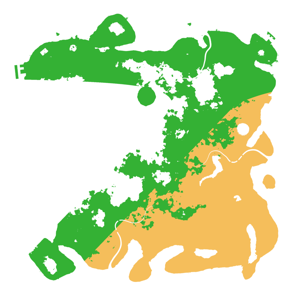 Biome Rust Map: Procedural Map, Size: 4400, Seed: 8380813