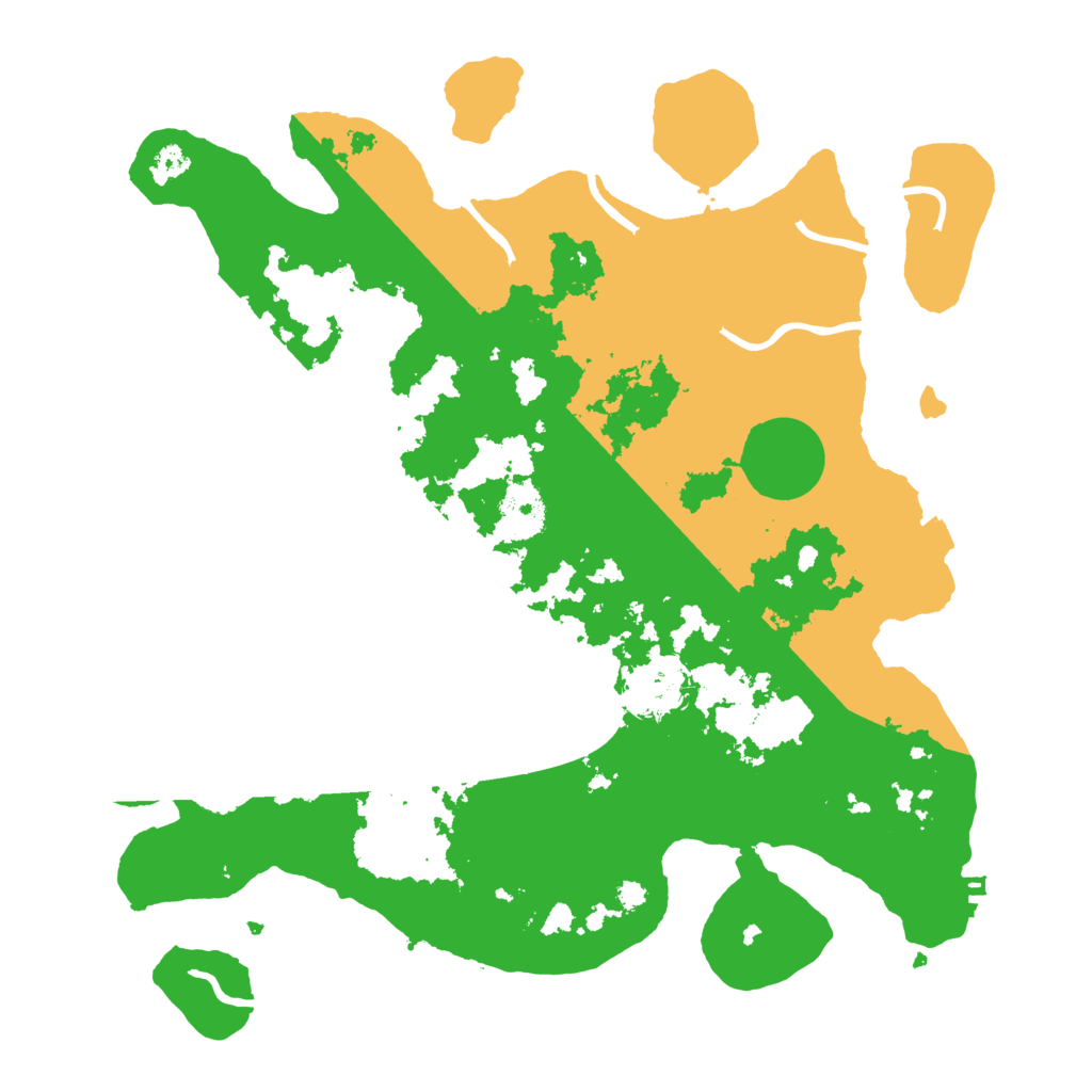 Biome Rust Map: Procedural Map, Size: 3500, Seed: 1799012252