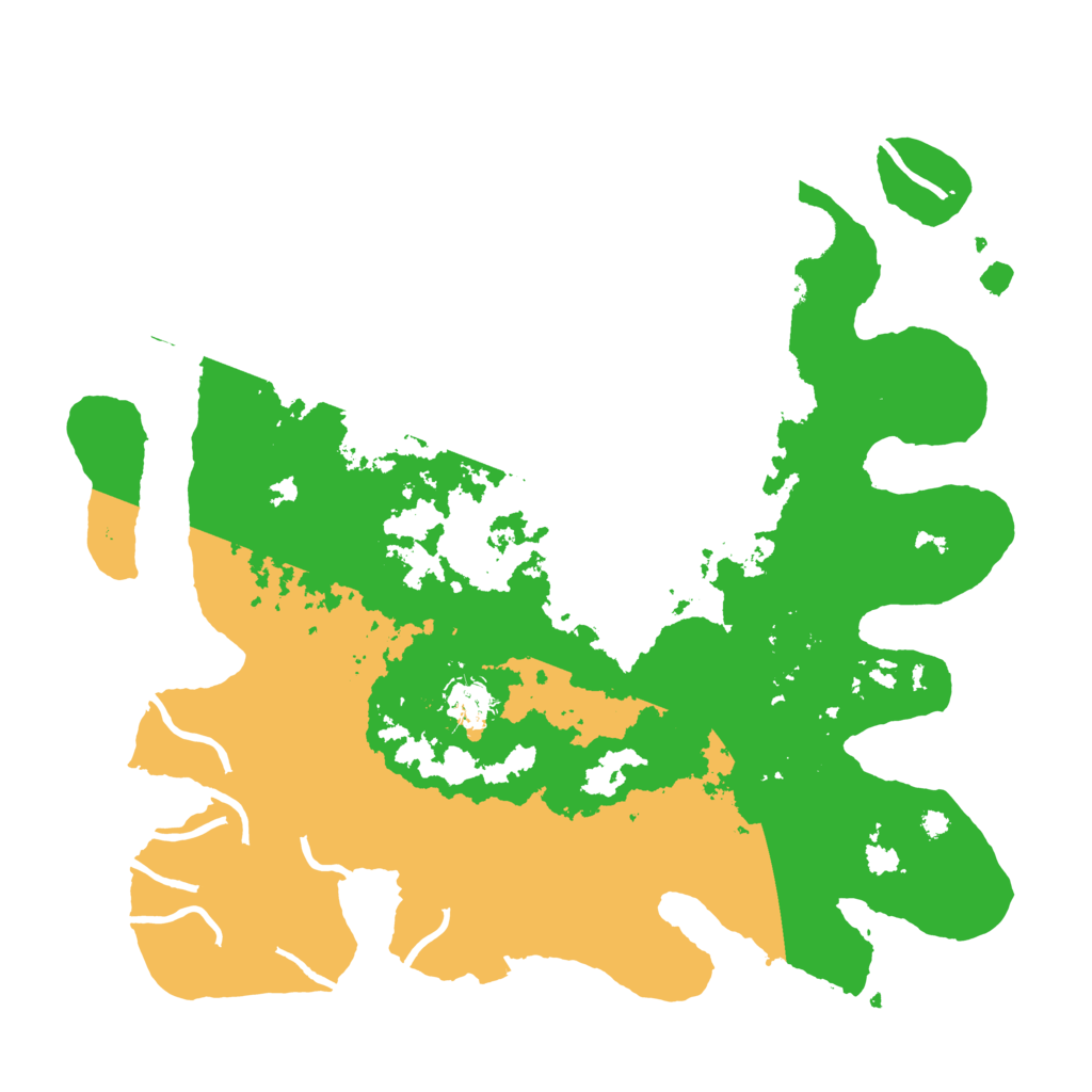 Biome Rust Map: Procedural Map, Size: 3800, Seed: 63297304