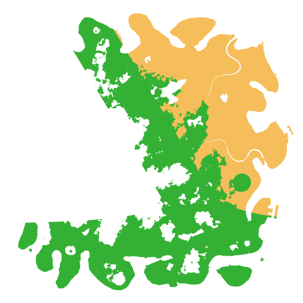 Biome Rust Map: Procedural Map, Size: 4500, Seed: 976732205