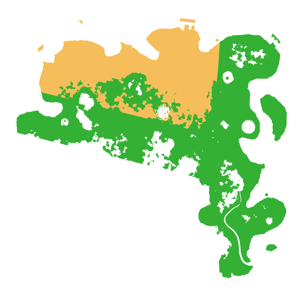 Biome Rust Map: Procedural Map, Size: 3950, Seed: 43974310