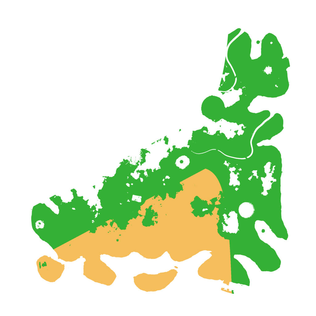 Biome Rust Map: Procedural Map, Size: 3600, Seed: 22921692